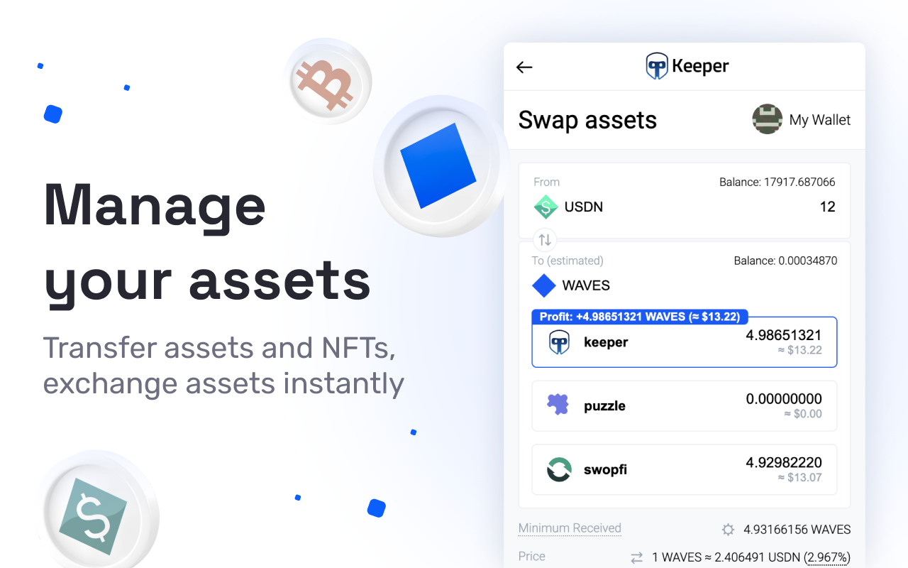 Keeper Wallet chrome谷歌浏览器插件_扩展第5张截图