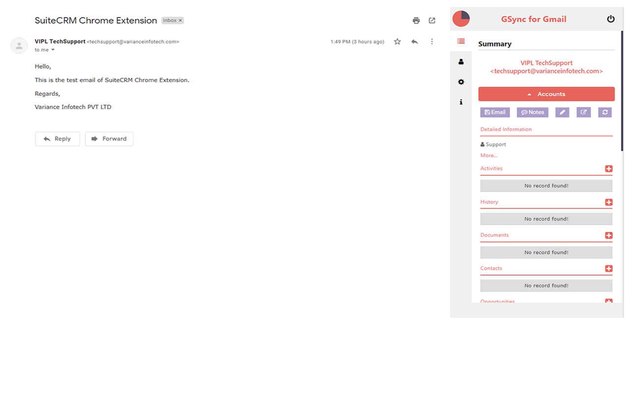 Gmail Integration Plugin for SuiteCRM chrome谷歌浏览器插件_扩展第3张截图