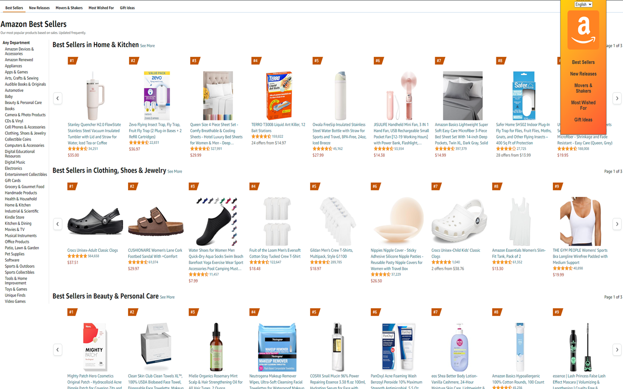 Amazon Bestseller chrome谷歌浏览器插件_扩展第1张截图