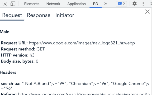 Request duplicates chrome谷歌浏览器插件_扩展第1张截图