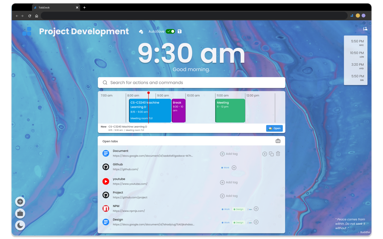 TabDock chrome谷歌浏览器插件_扩展第4张截图