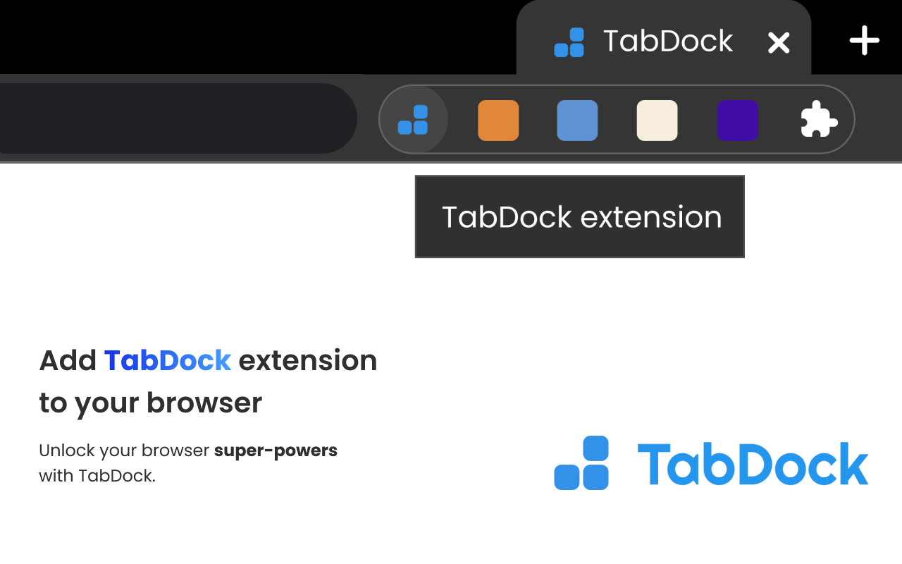 TabDock chrome谷歌浏览器插件_扩展第5张截图