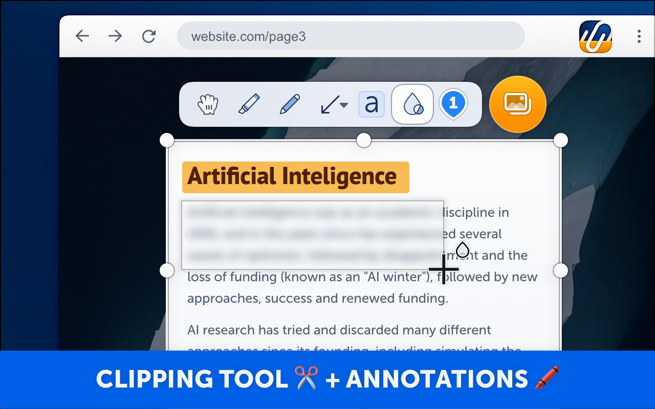ScreenClip - Screenshot, Comment & Annotate chrome谷歌浏览器插件_扩展第5张截图