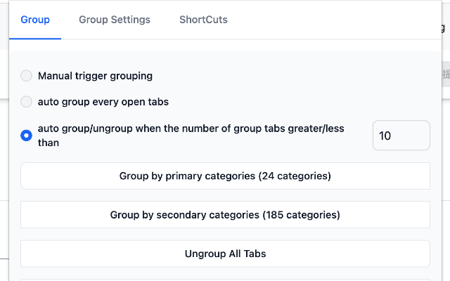 Tabs Smart Grouping chrome谷歌浏览器插件_扩展第2张截图