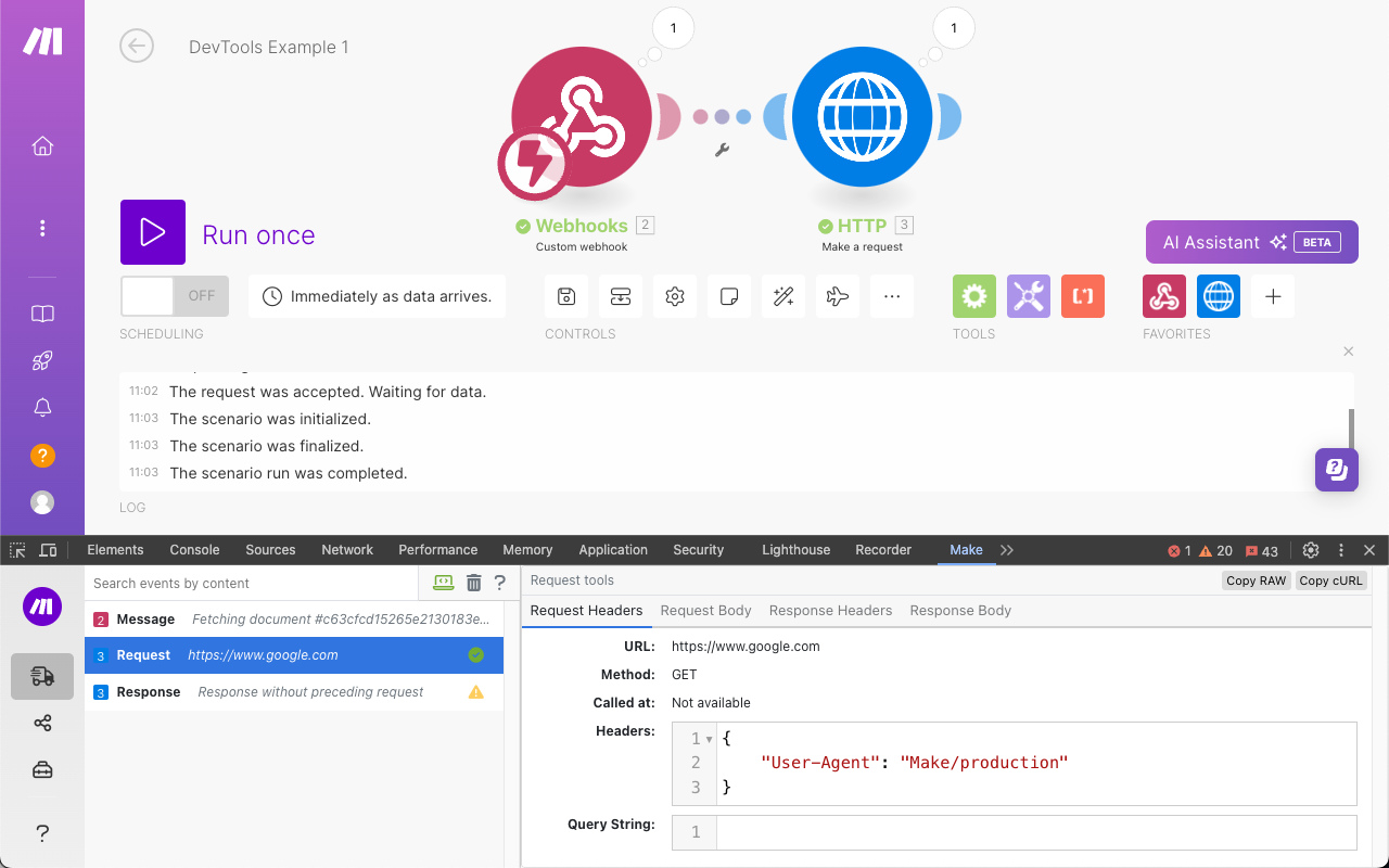 Make DevTool chrome谷歌浏览器插件_扩展第2张截图