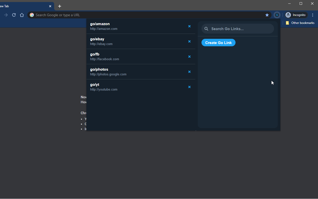 go/chrome-extension chrome谷歌浏览器插件_扩展第1张截图
