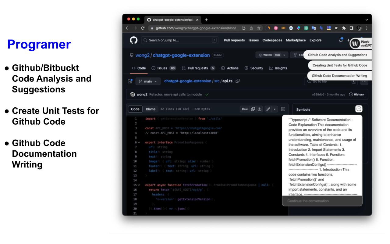 WorkWithGPT-基于ChatGPT的即时提示 chrome谷歌浏览器插件_扩展第5张截图