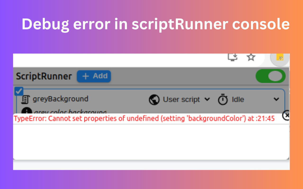 ScriptRunner - v3 用户脚本管理器 chrome谷歌浏览器插件_扩展第4张截图