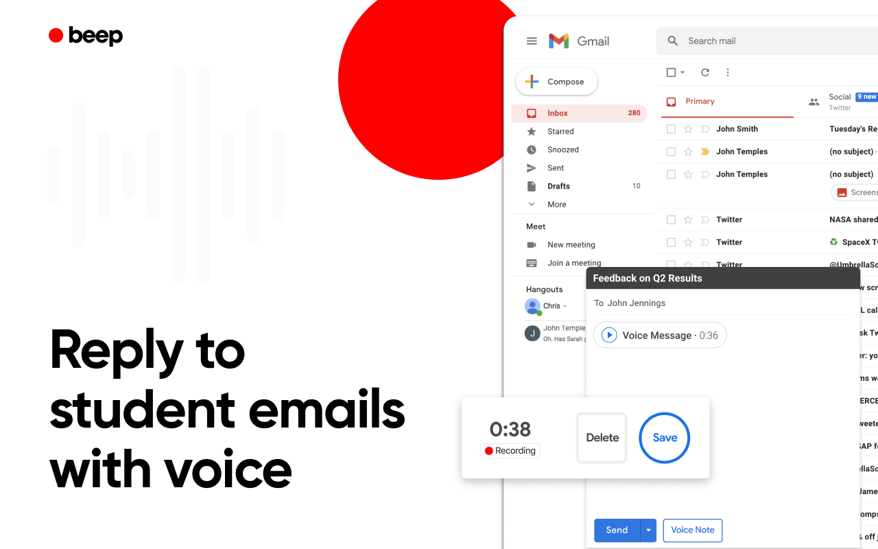 Audio Recordings for Google Classroom - Beep chrome谷歌浏览器插件_扩展第1张截图