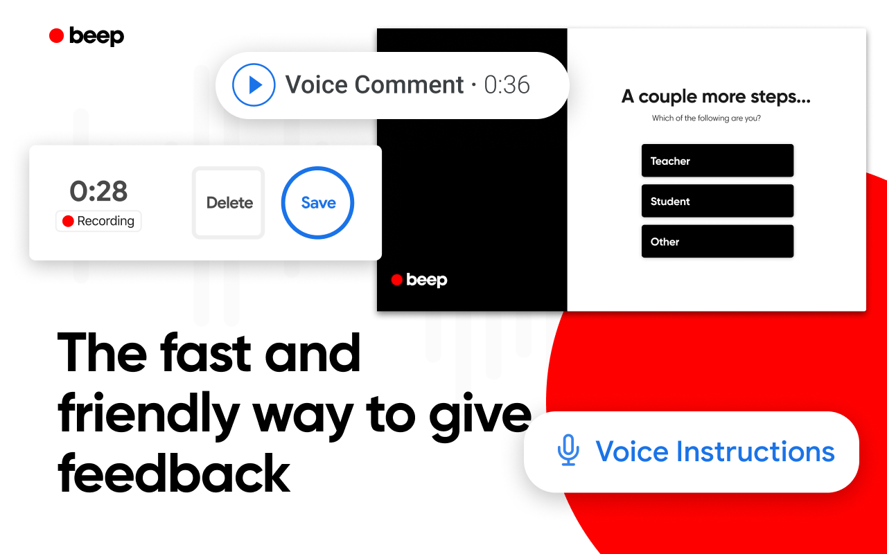 Audio Recordings for Google Classroom - Beep chrome谷歌浏览器插件_扩展第3张截图
