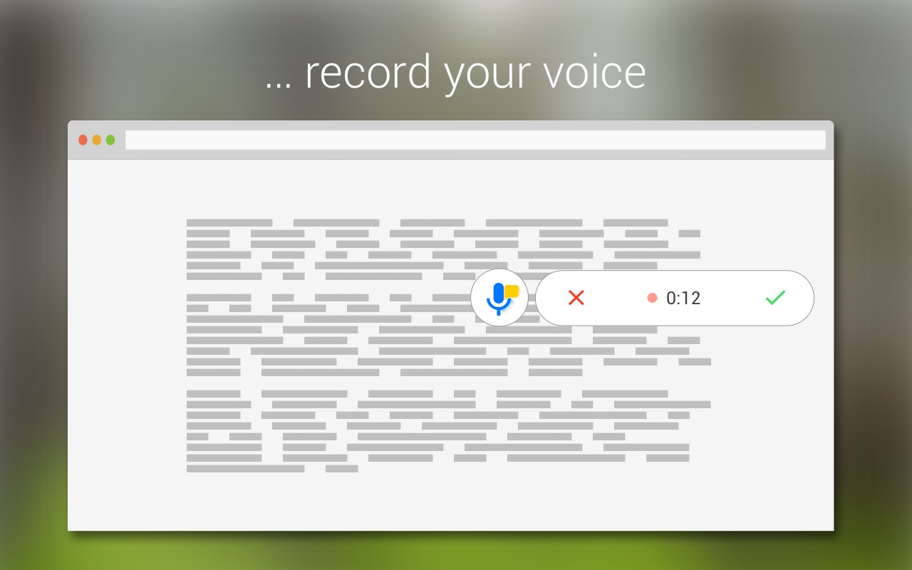 Talk & Comment - Voice notes anywhere chrome谷歌浏览器插件_扩展第2张截图