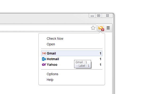X-notifier (for Gmail™,Hotmail,Yahoo,AOL...) chrome谷歌浏览器插件_扩展第2张截图