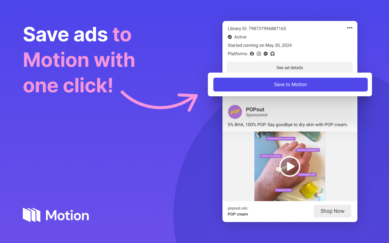 Motion - Ship more winning ads chrome谷歌浏览器插件_扩展第1张截图