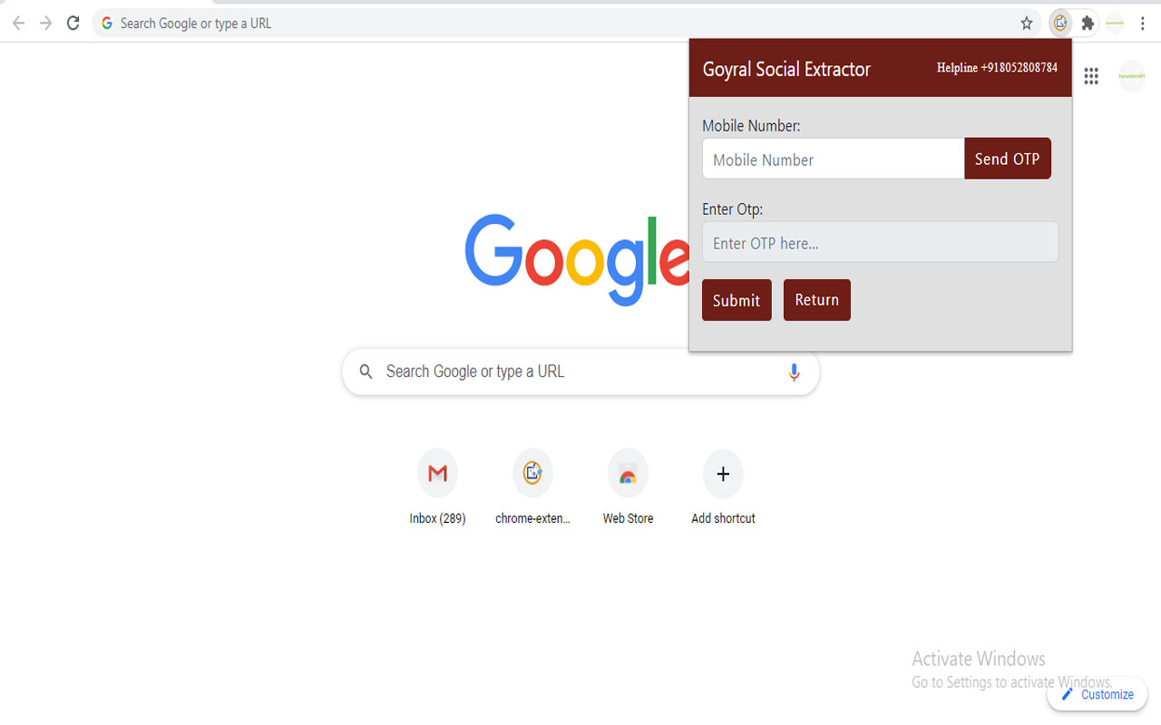 Goyral Social Extractor chrome谷歌浏览器插件_扩展第1张截图