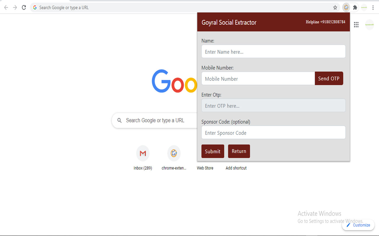 Goyral Social Extractor chrome谷歌浏览器插件_扩展第3张截图