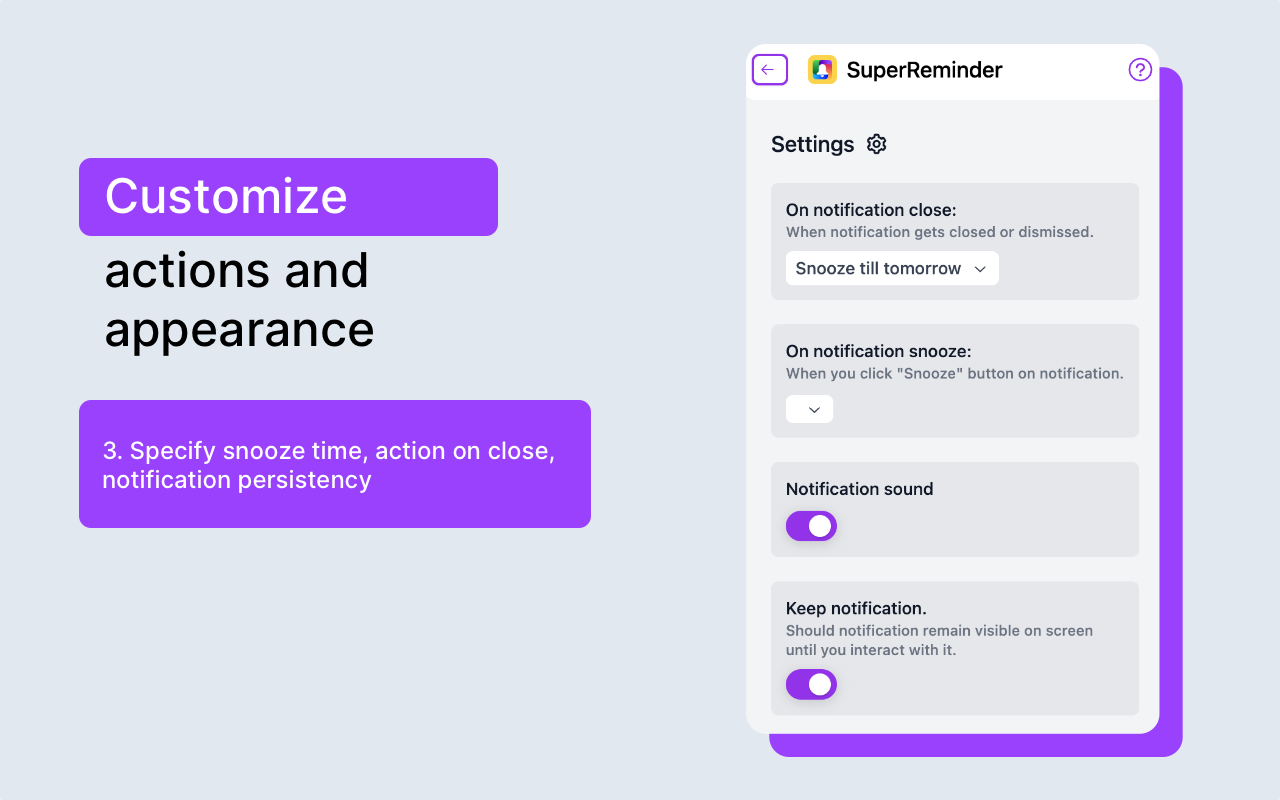 SuperReminder - Reminder of websites chrome谷歌浏览器插件_扩展第1张截图