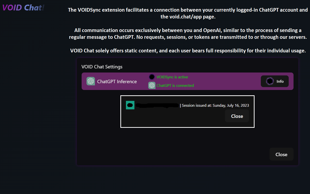 VOIDSync chrome谷歌浏览器插件_扩展第1张截图