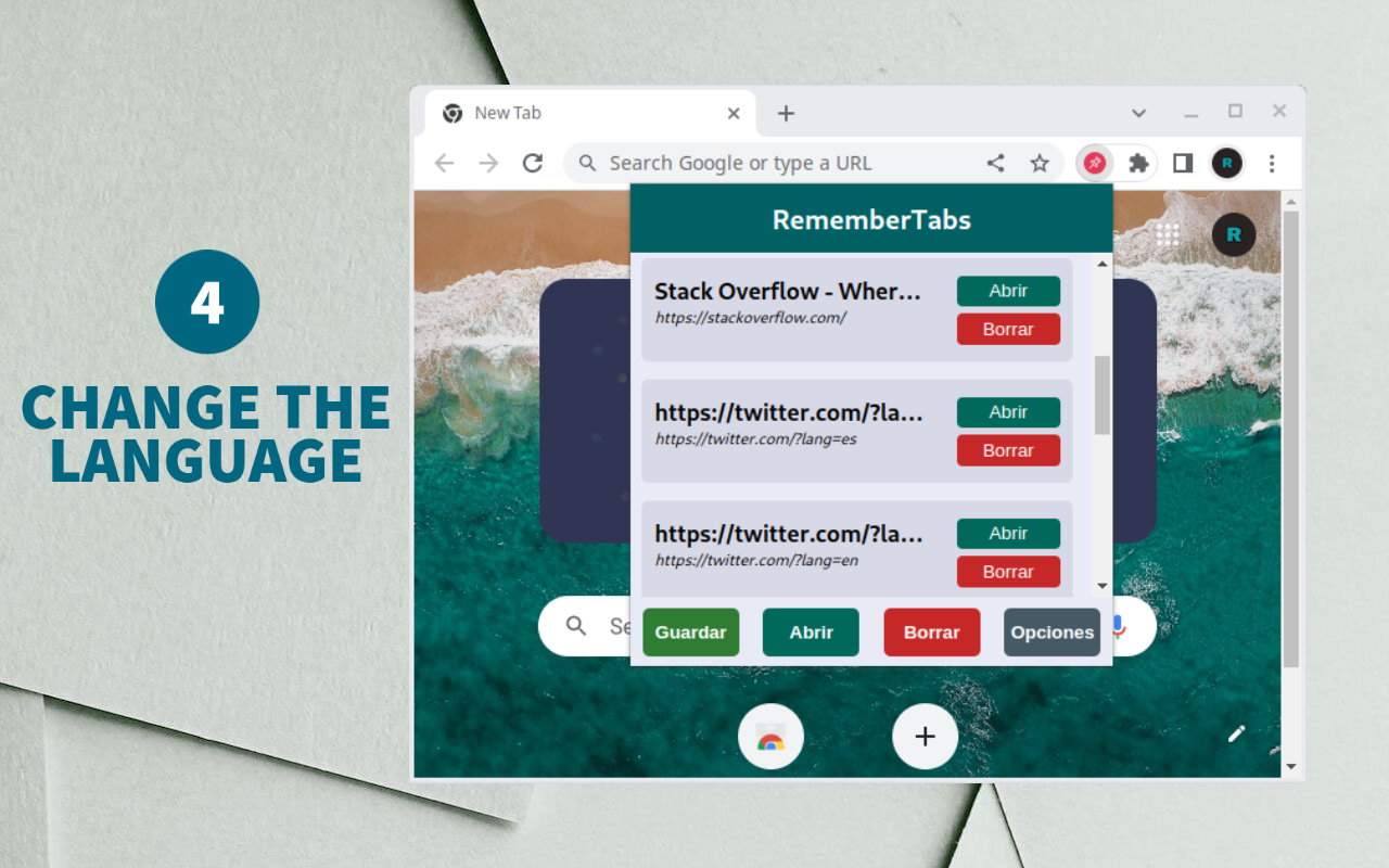 ReTabs - Save & Restore your tabs chrome谷歌浏览器插件_扩展第3张截图