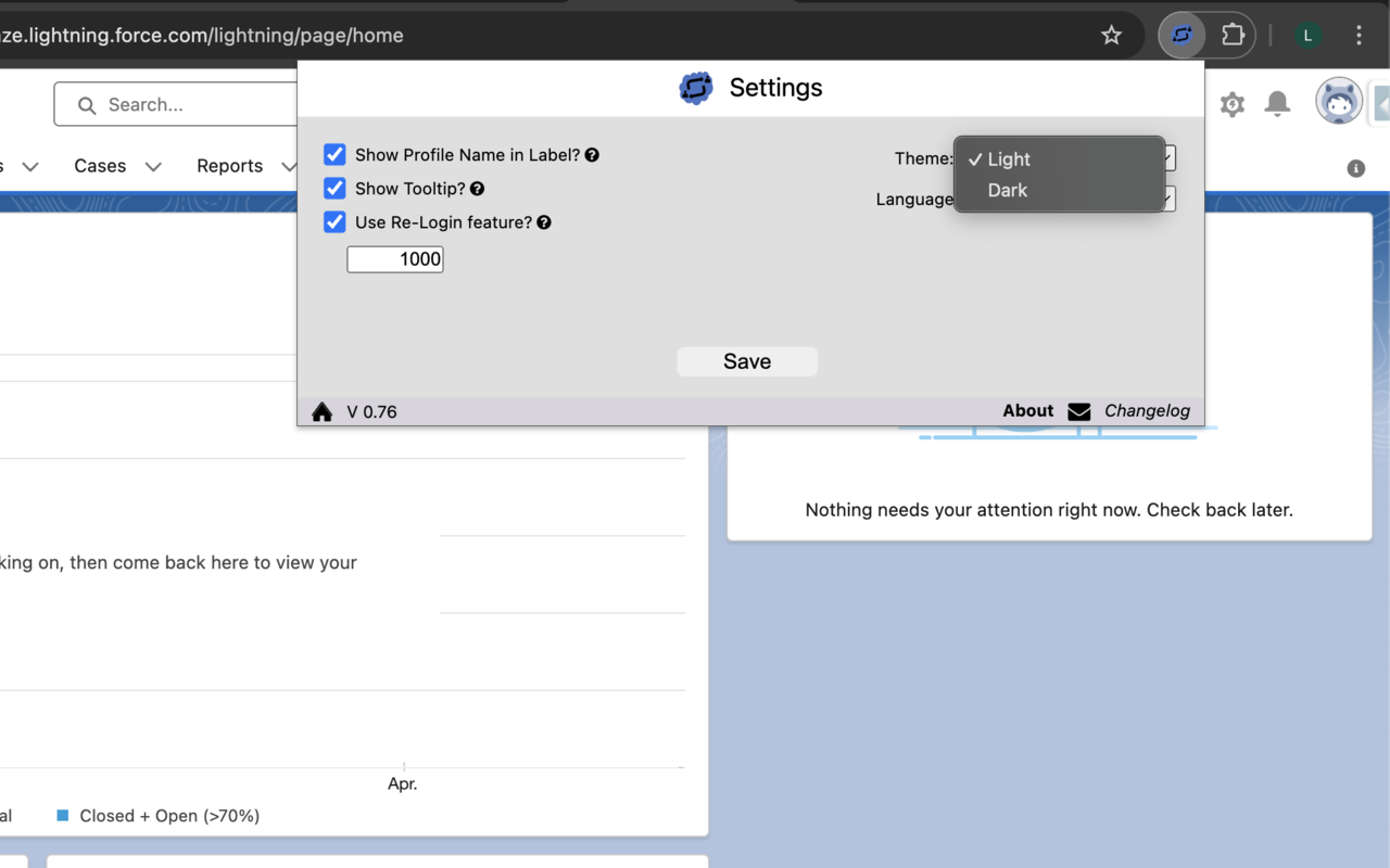 SF User Switcher chrome谷歌浏览器插件_扩展第2张截图