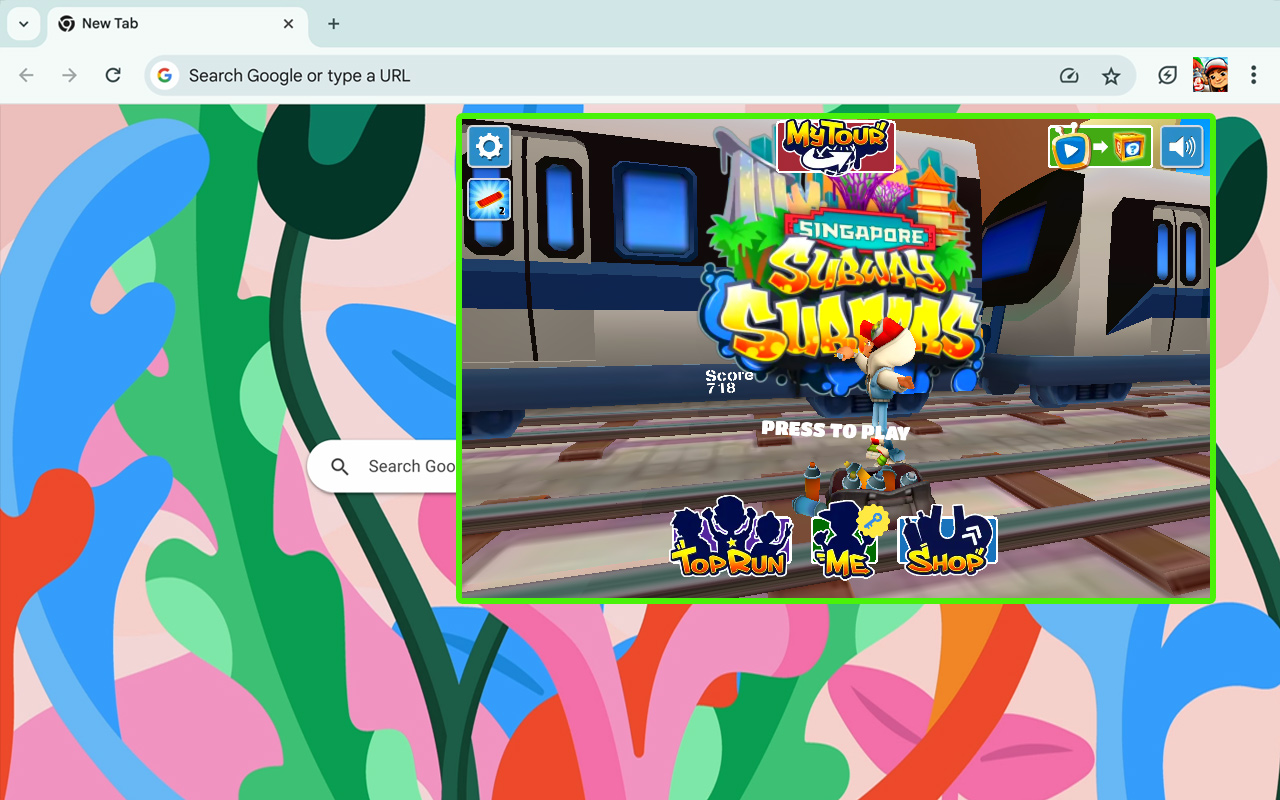 Subway Surfer Official chrome谷歌浏览器插件_扩展第2张截图