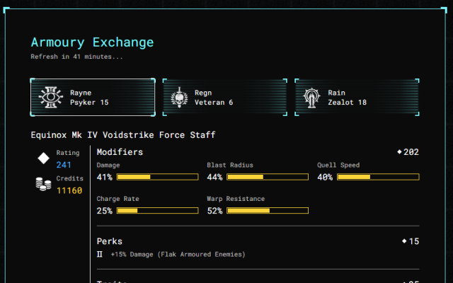 Armoury Exchange chrome谷歌浏览器插件_扩展第1张截图