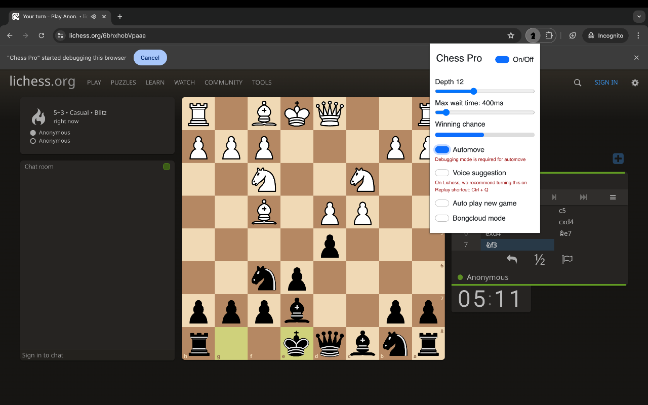 Chess Pro chrome谷歌浏览器插件_扩展第1张截图