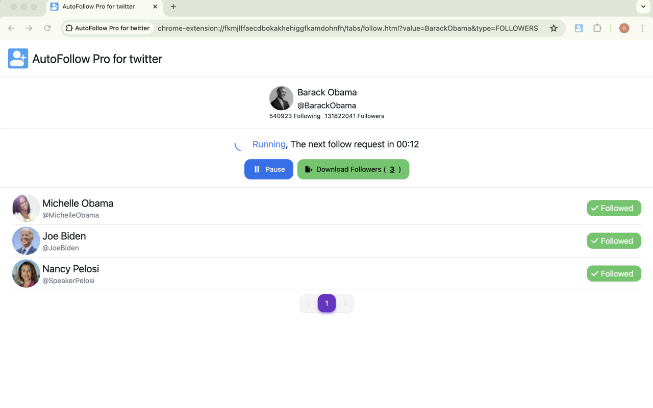 Twitter 自动关注 Pro chrome谷歌浏览器插件_扩展第1张截图