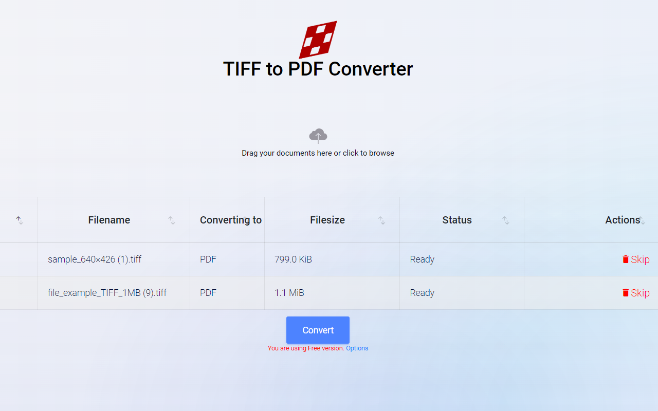 TIFF to PDF Converter chrome谷歌浏览器插件_扩展第1张截图