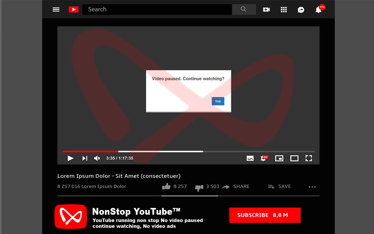 不停 Youtube™ chrome谷歌浏览器插件_扩展第2张截图