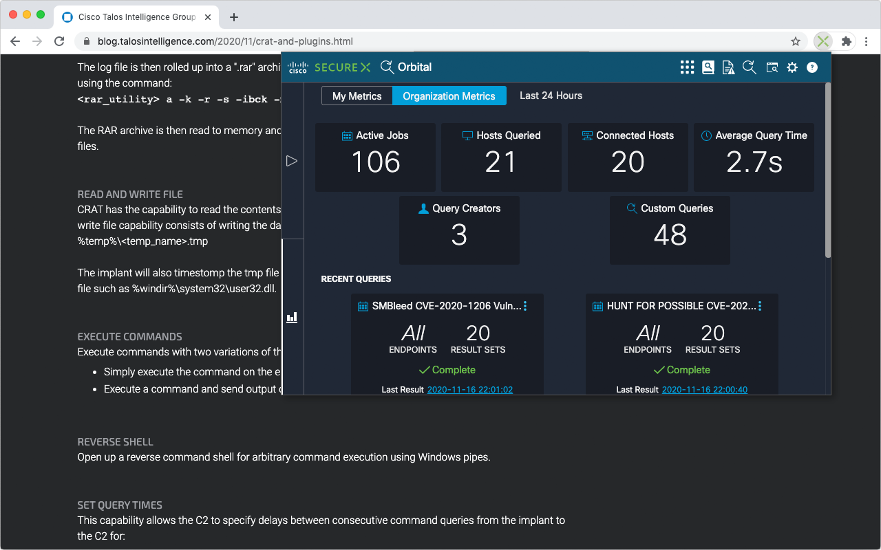 Cisco SecureX Ribbon chrome谷歌浏览器插件_扩展第2张截图