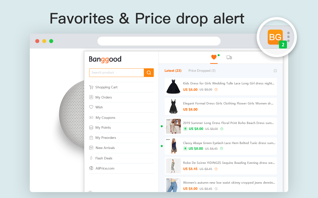 Banggood Price Tracker chrome谷歌浏览器插件_扩展第3张截图