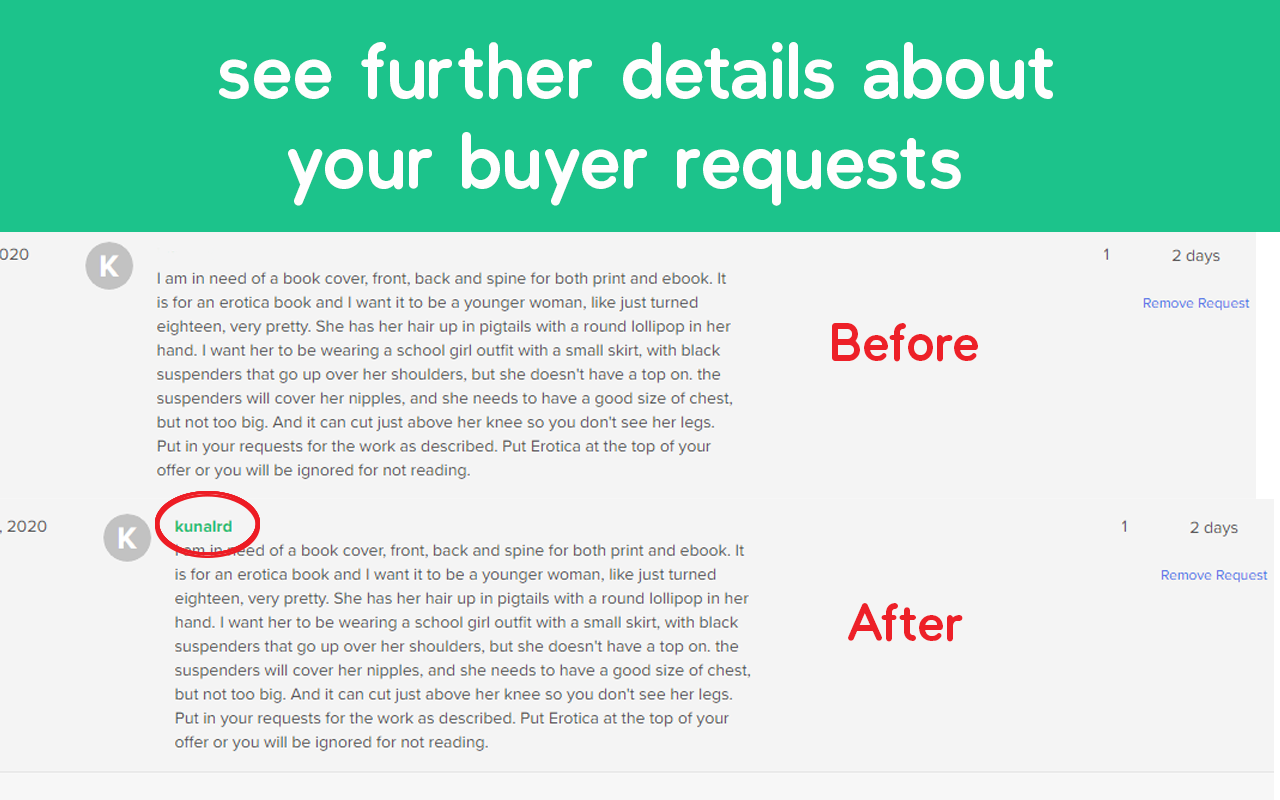 Fiverr Quick View chrome谷歌浏览器插件_扩展第2张截图
