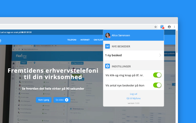 Myfone Chrome udvidelse chrome谷歌浏览器插件_扩展第3张截图