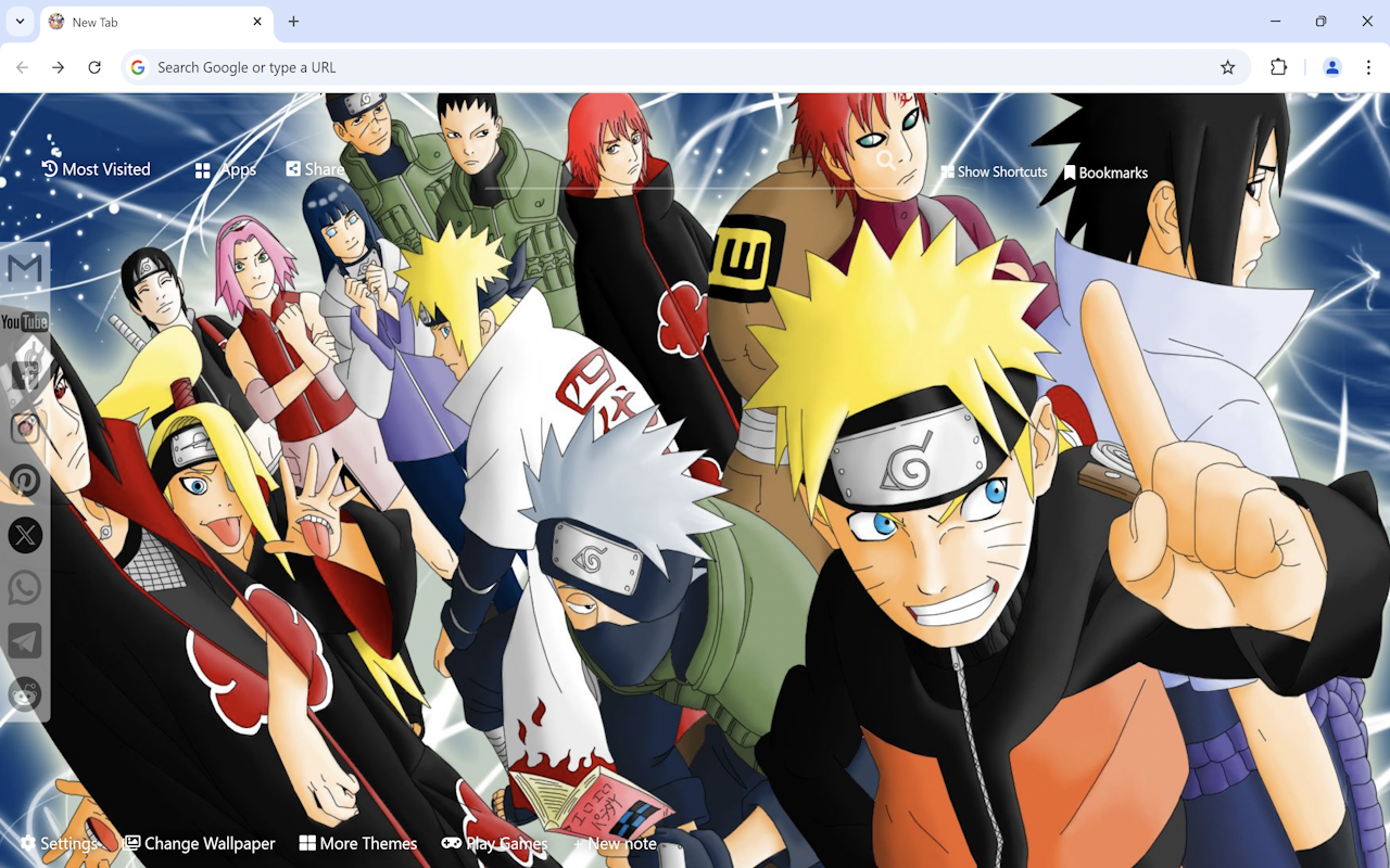 Naruto Shippuden Wallpaper chrome谷歌浏览器插件_扩展第3张截图