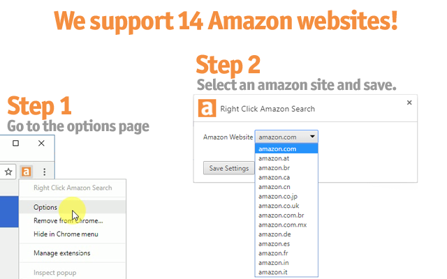 Amazopen - Right Click Search chrome谷歌浏览器插件_扩展第2张截图
