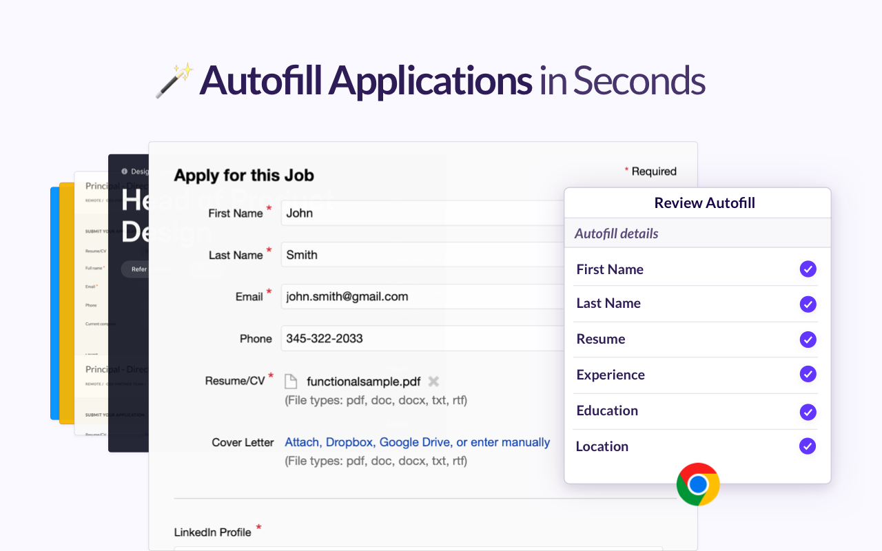Huntr - Job Search Tracker & Autofill chrome谷歌浏览器插件_扩展第2张截图