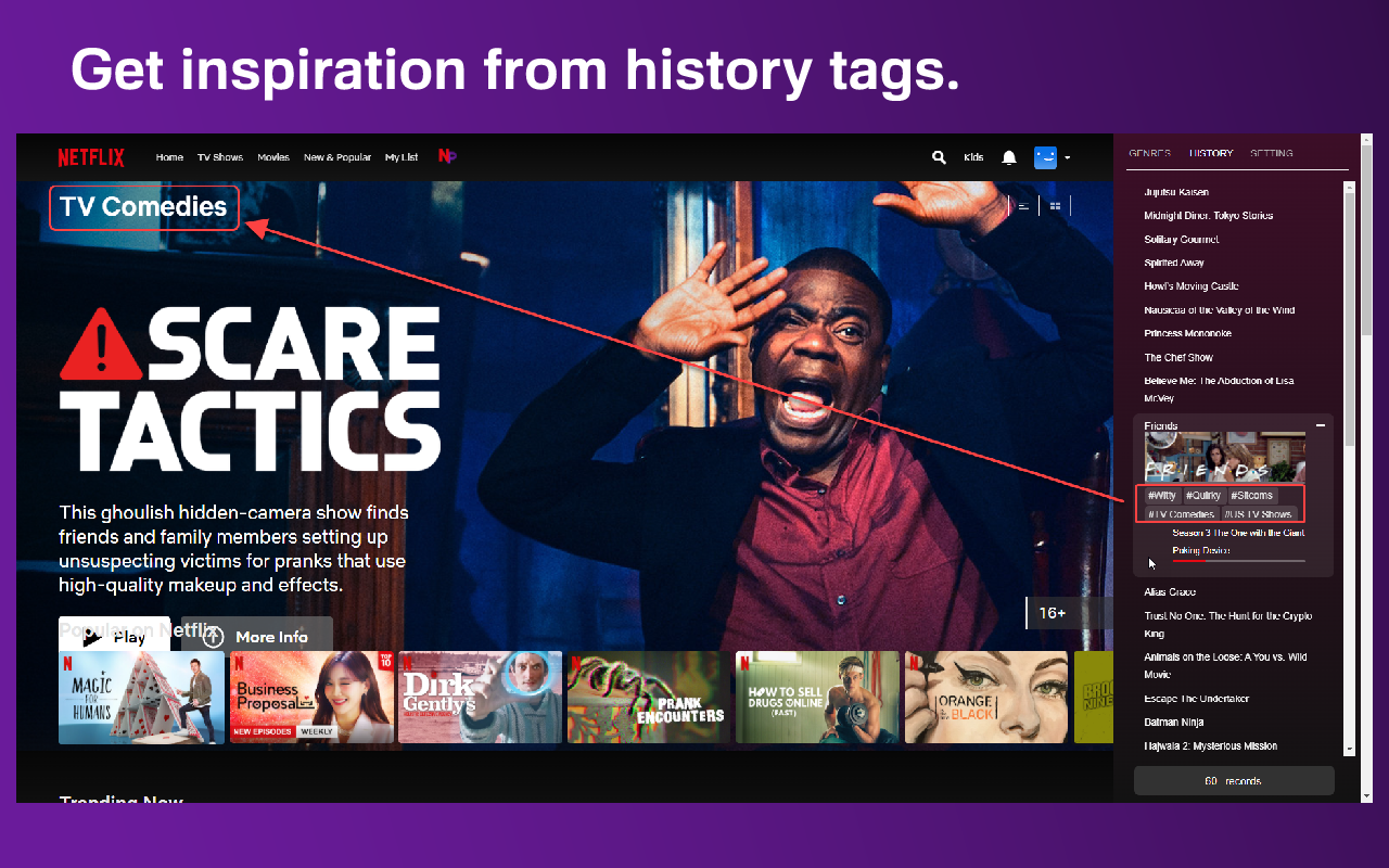 Netflix Pixie chrome谷歌浏览器插件_扩展第1张截图