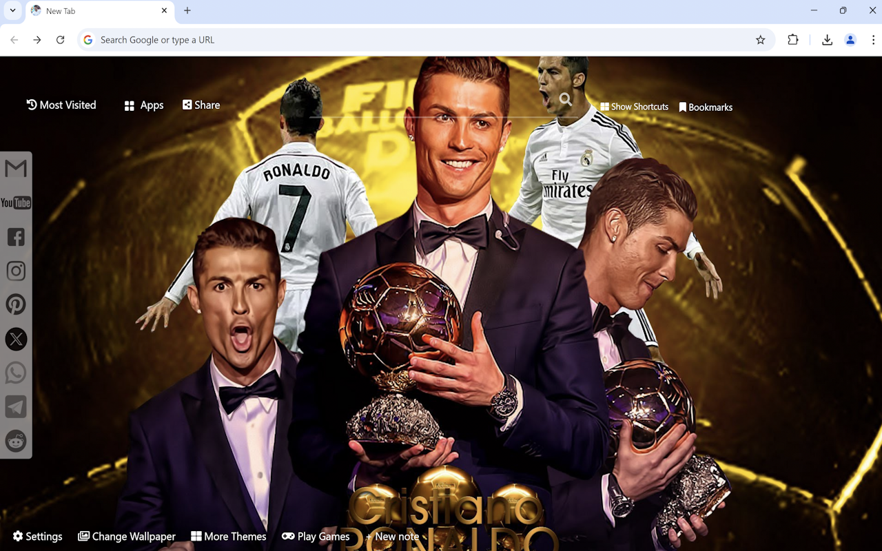 Cristiano Ronaldo Wallpaper chrome谷歌浏览器插件_扩展第2张截图