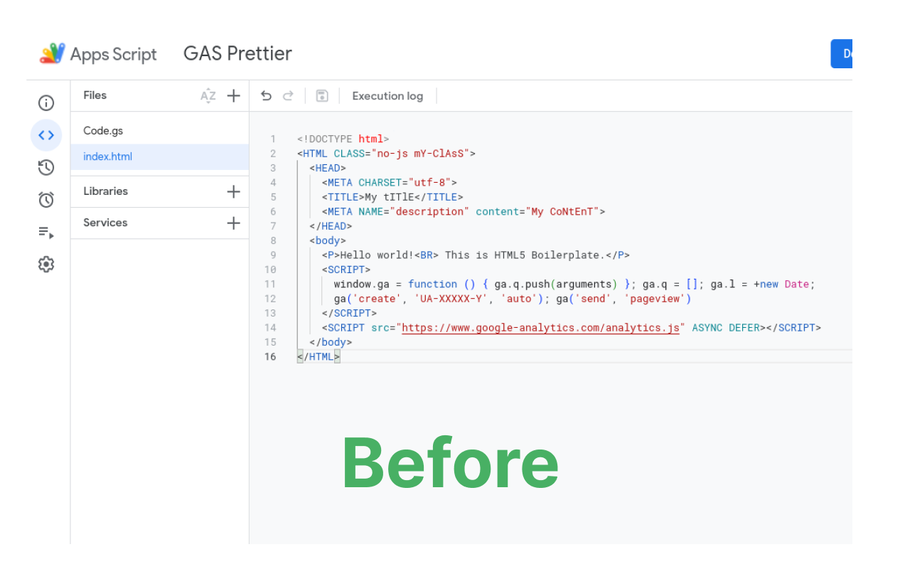 GAS Prettier + AI Completion chrome谷歌浏览器插件_扩展第2张截图