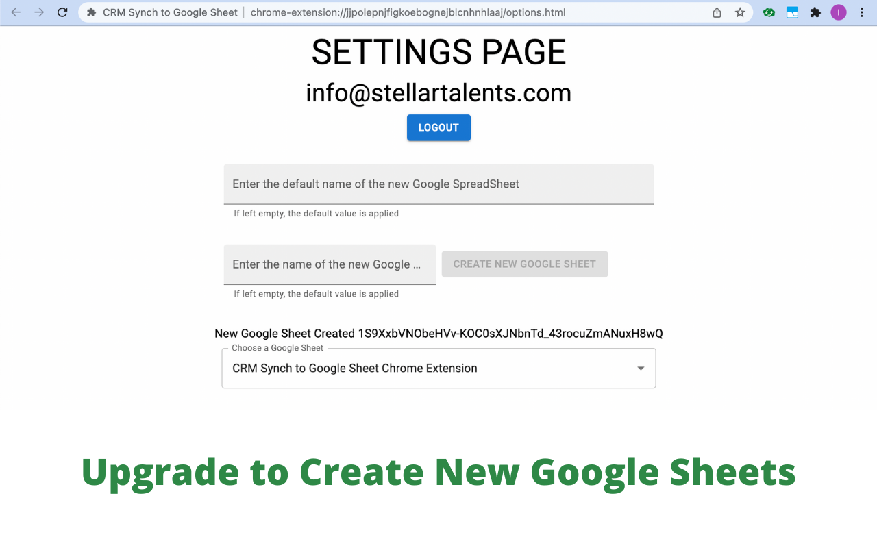 Salesforza Sync Chrome Tabs to Google Sheet chrome谷歌浏览器插件_扩展第5张截图