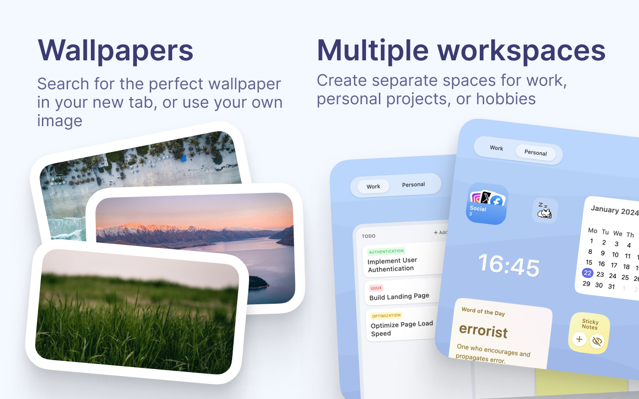 Casca: New Tab with ChatGPT and Widgets chrome谷歌浏览器插件_扩展第3张截图