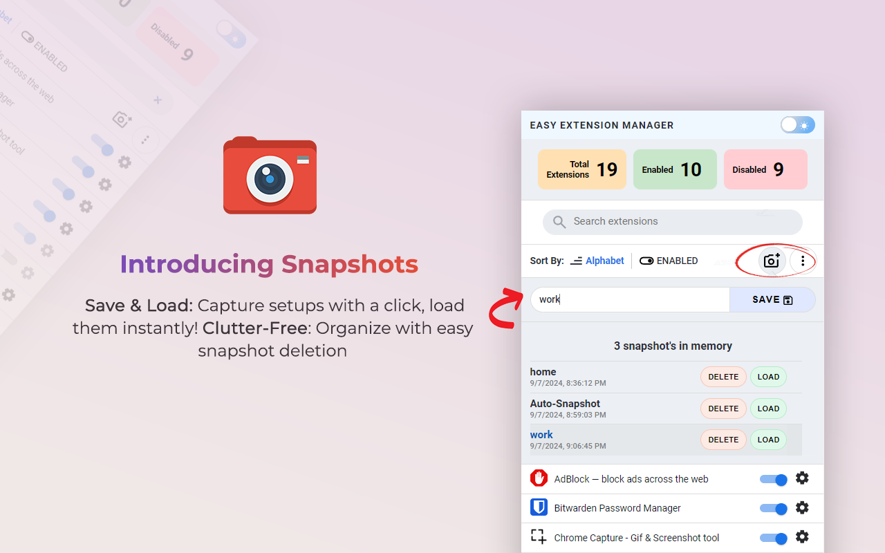 Easy Extension Manager chrome谷歌浏览器插件_扩展第3张截图