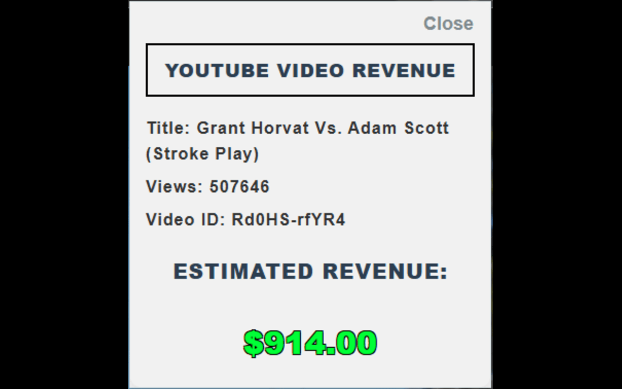 Earned - Youtube chrome谷歌浏览器插件_扩展第1张截图