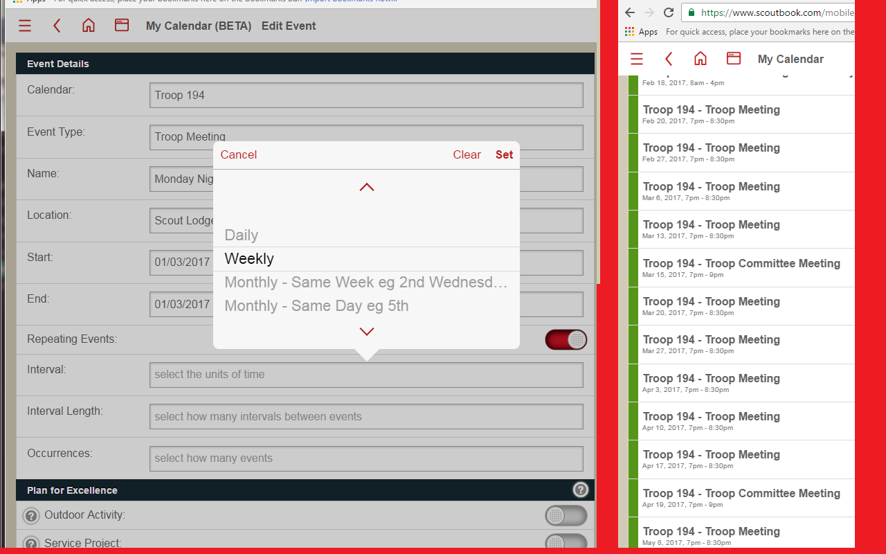Feature Assistant Extension for Scoutbook chrome谷歌浏览器插件_扩展第1张截图