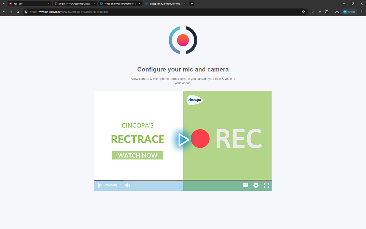 Cincopa RecTrace chrome谷歌浏览器插件_扩展第3张截图