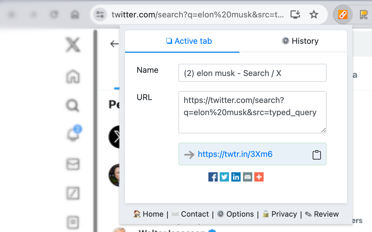 Firelinks URL Shortner chrome谷歌浏览器插件_扩展第3张截图