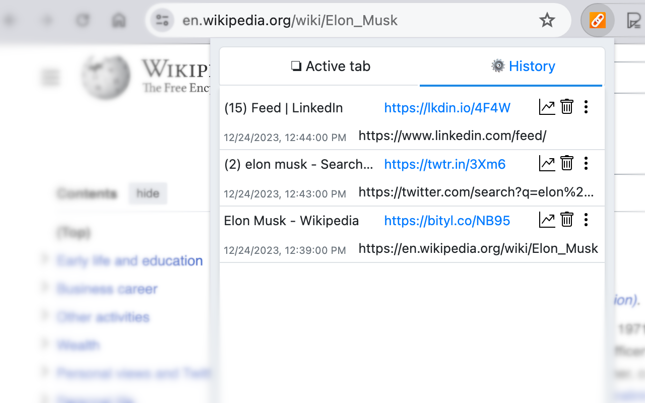 Firelinks URL Shortner chrome谷歌浏览器插件_扩展第4张截图