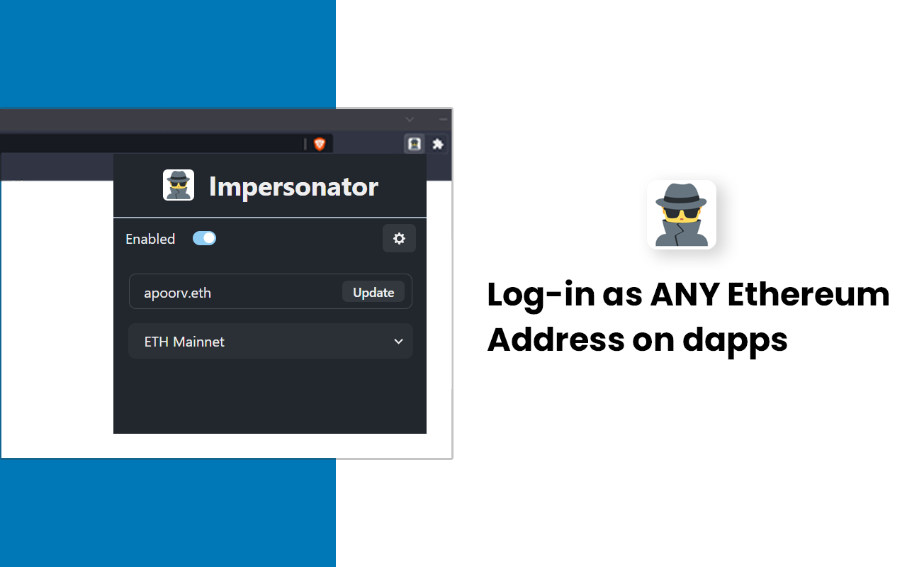 Impersonator chrome谷歌浏览器插件_扩展第1张截图