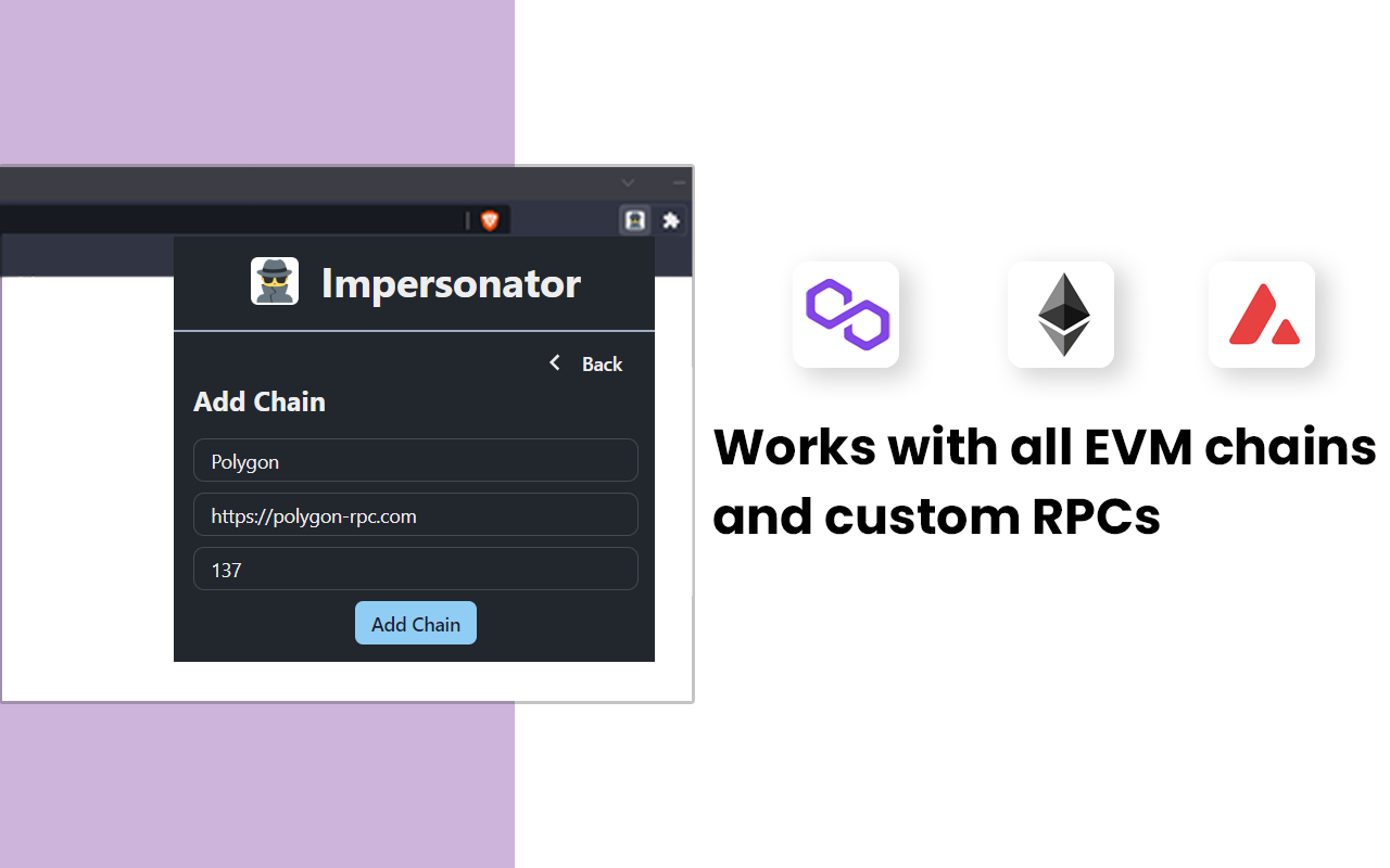 Impersonator chrome谷歌浏览器插件_扩展第2张截图