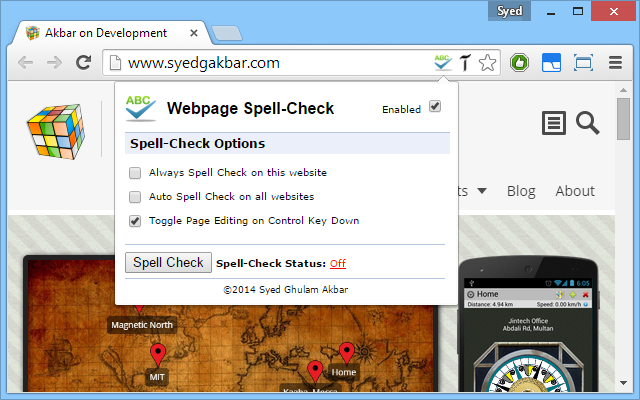 Webpage Spell-Check chrome谷歌浏览器插件_扩展第2张截图